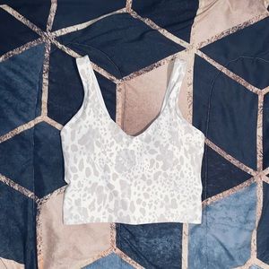 Lululemon Align Tank Sports Bra in Camo Antique White Multi - Size 4 - Worn once